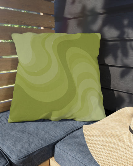 Lemon Wavey 20" x 20" Outdoor Pillow