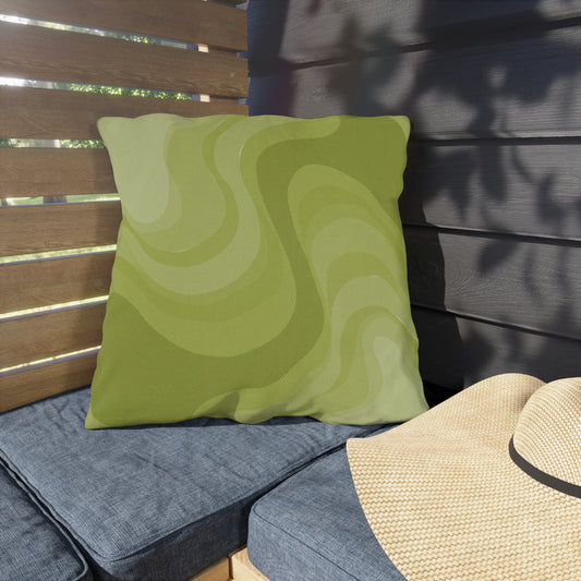 Lemon Wavey 20" x 20" Outdoor Pillow