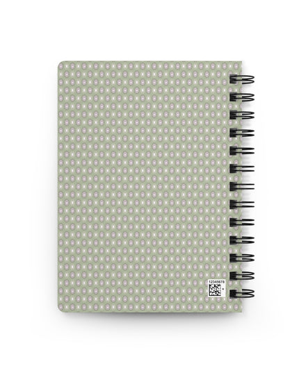 Olive Star-crossed Bodies Spiral Bound Journal, 5" x 7" 150 pages