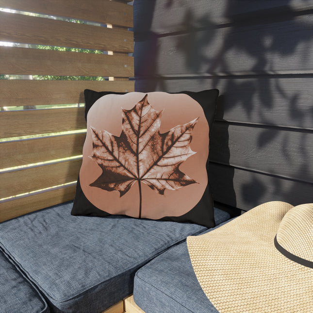Soft Maple Leaf 16" x 16" Outdoor Pillow