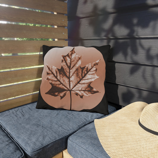 Soft Maple Leaf 16" x 16" Outdoor Pillow