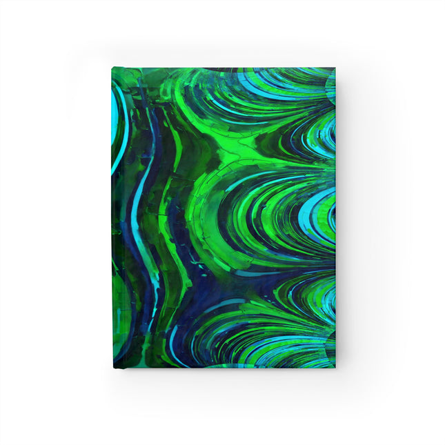 Uzi Spiral Blue Green 5" x 7" Journal - 128 Blank pages