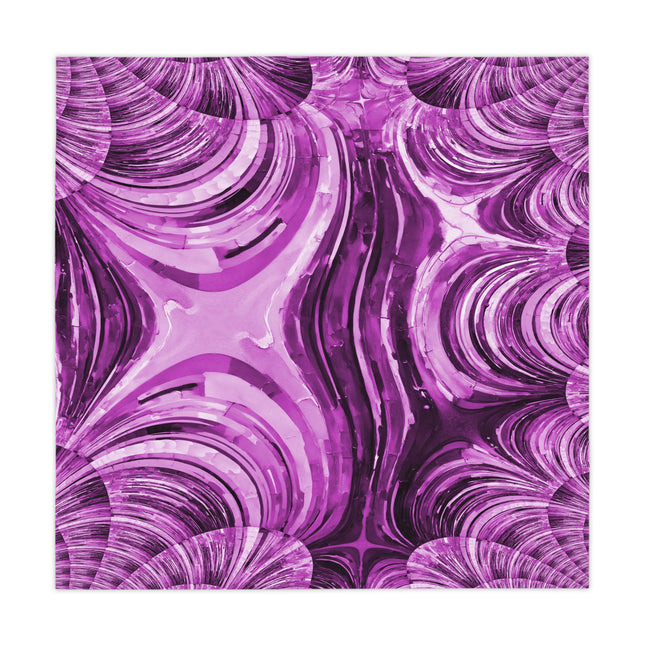 Uzi Spiral Powder Lavender Tablecloth, 55" x 55"
