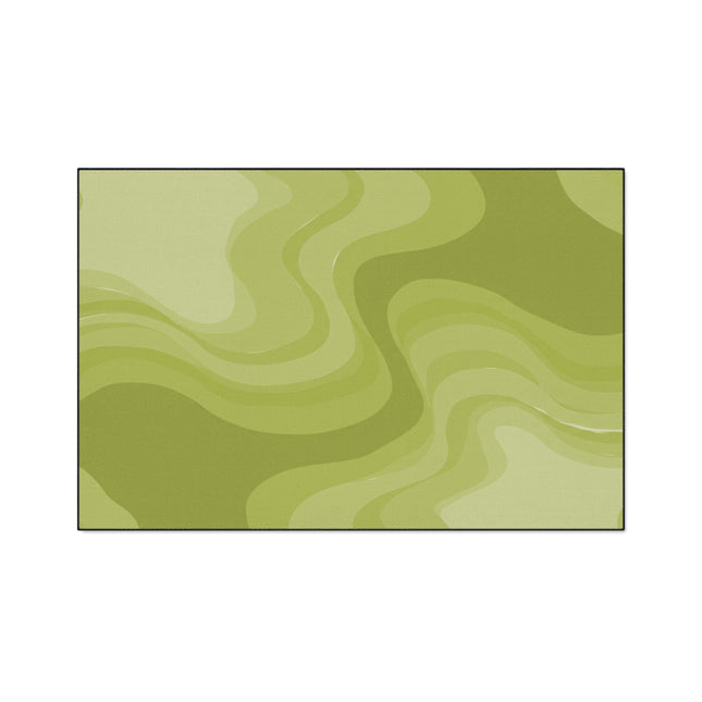 Lemon Wavey 48" x 72" Heavy Duty Floor Mat