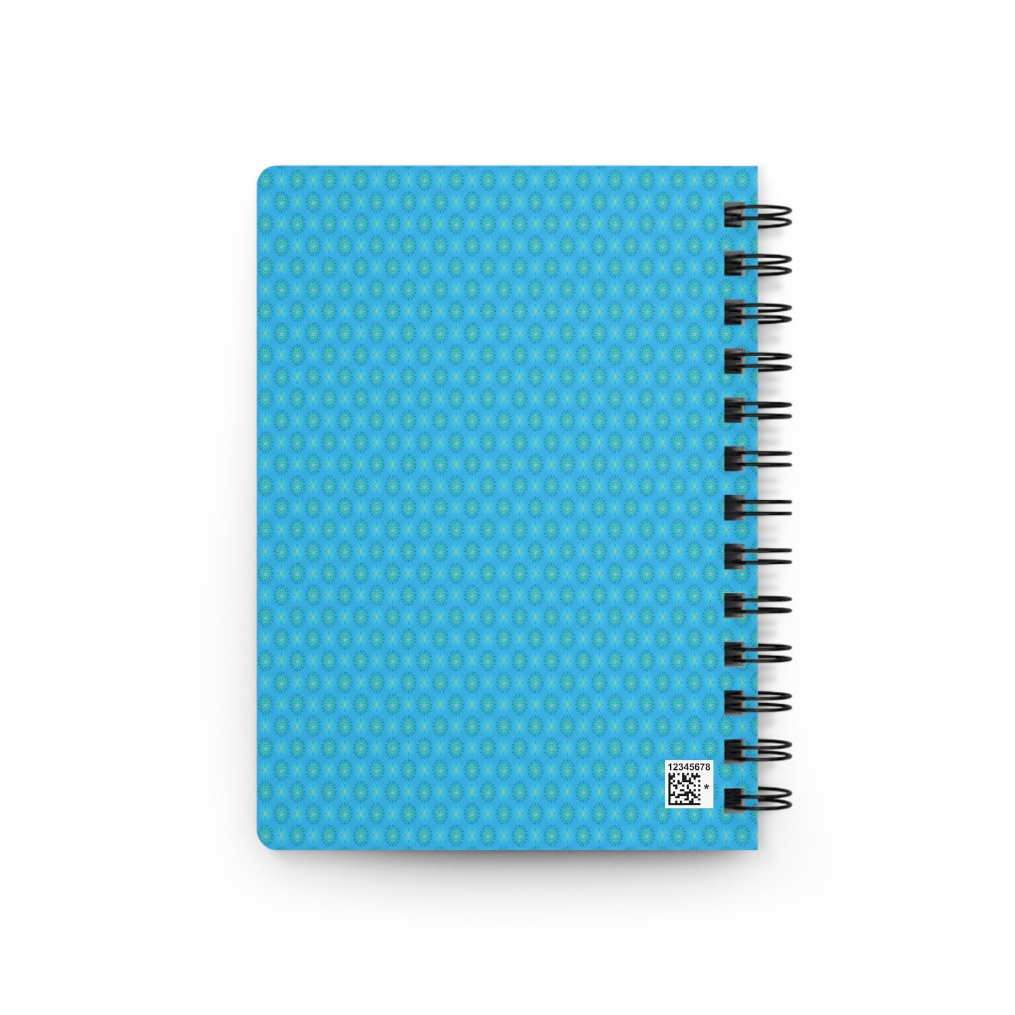 Light Blue Star-crossed Bodies Spiral Bound Journal, 5" x 7" 150 pages