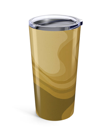 Brown Wavey Tumbler 20oz