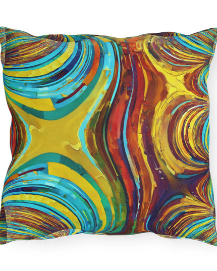 Uzi Spiral Alpha Outdoor Pillow, 16" x 16"