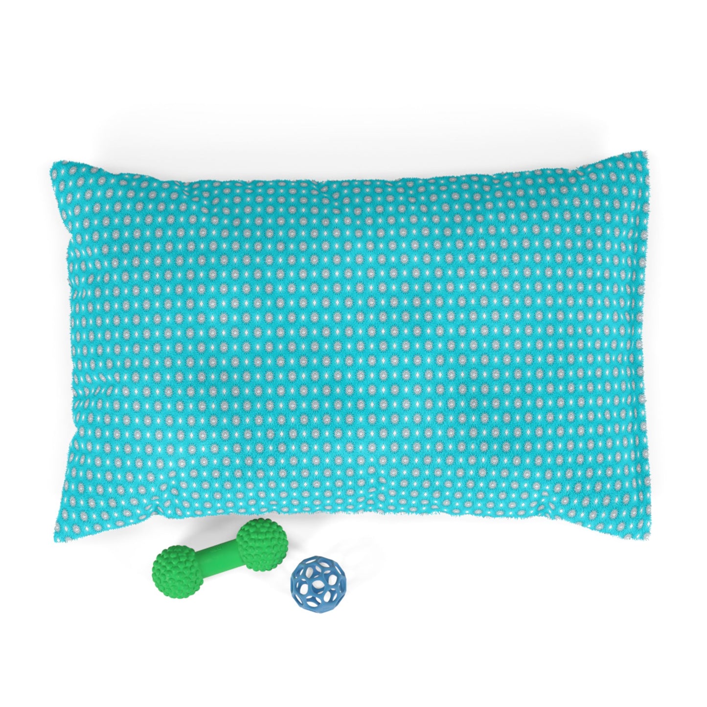 Tif Green Star-crossed Bodies Pet Bed, 28" × 18"