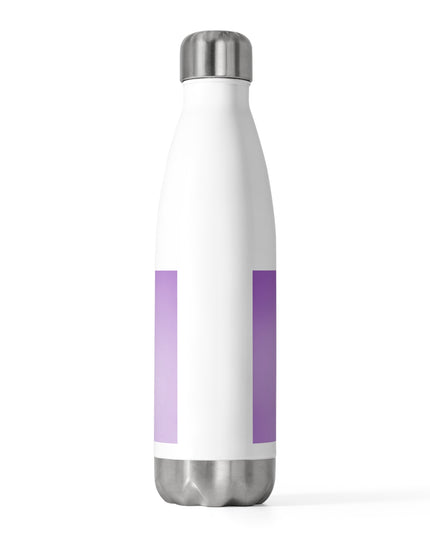 Soft Lavender Fade 20oz Insulated White Water Bottle