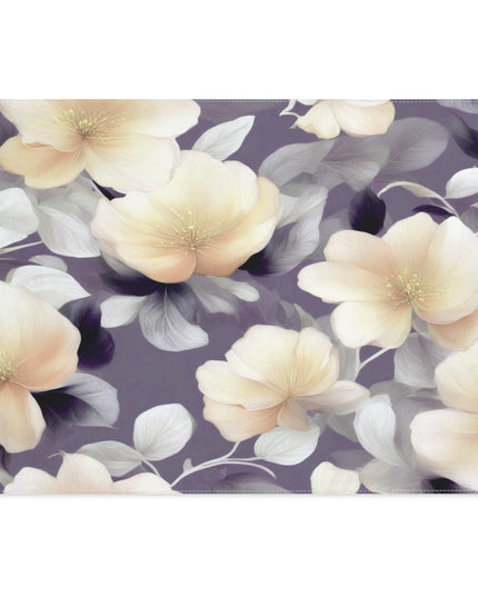 White Blush Floral Bunch Placemat, 1 pc