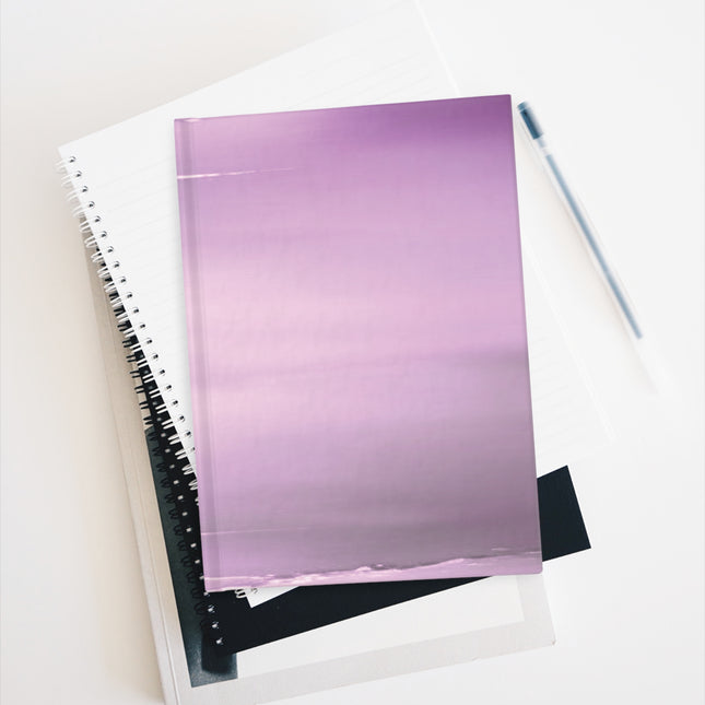 Dark Pink Sea Amethyst Fog 5" x 7" Journal - 128 Blank pages