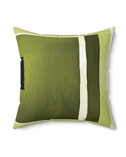 Lemongrass Shadow 18" x 18" Faux Suede Square Pillow