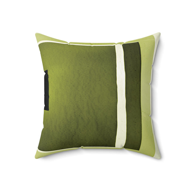 Lemongrass Shadow 18" x 18" Faux Suede Square Pillow
