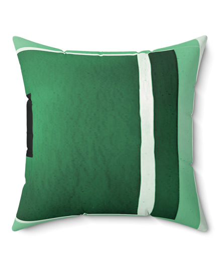 Mint Shadow 20" x 20" Faux Suede Square Pillow