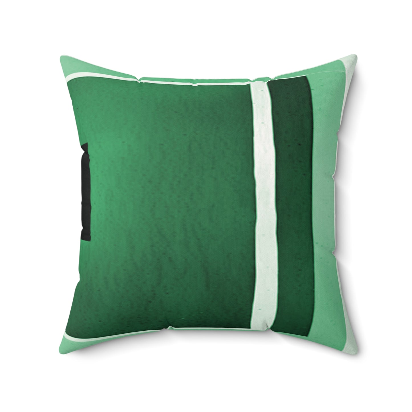Mint Shadow 20" x 20" Faux Suede Square Pillow