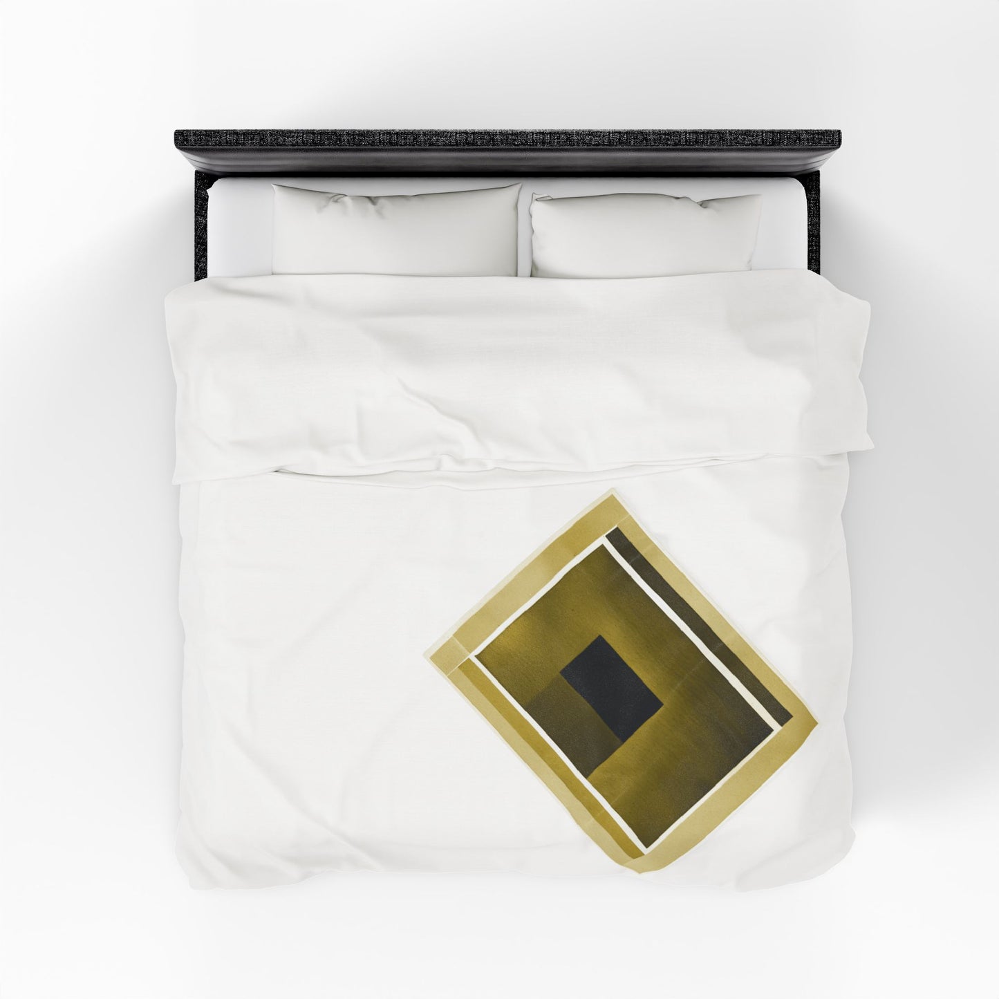 Tan Shadow Velveteen Plush Blanket, 30" x 40"