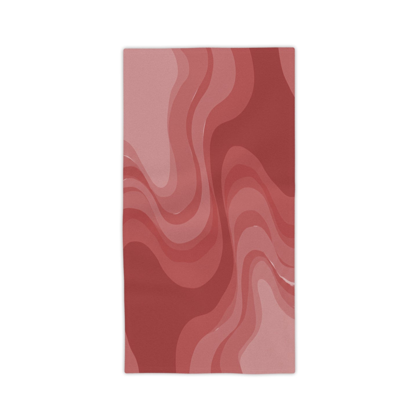 Power Red Wavey Beach Towel, 24" x 44"