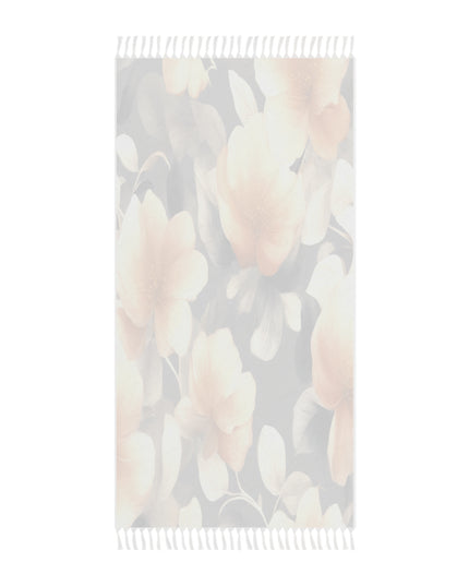Soft Blossom Floral Bunch 38" × 81" Boho Beach Cloth