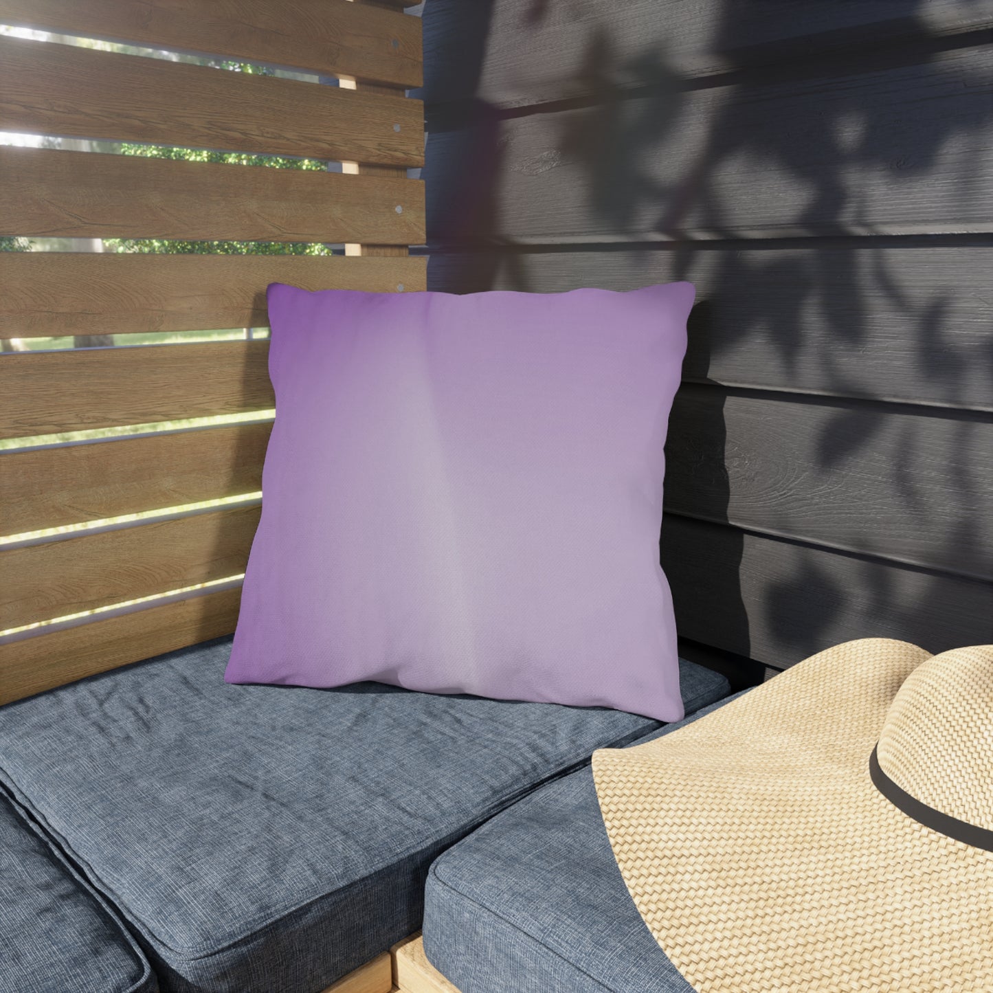 Soft Lavender Fade 16" x 16" Outdoor Pillow