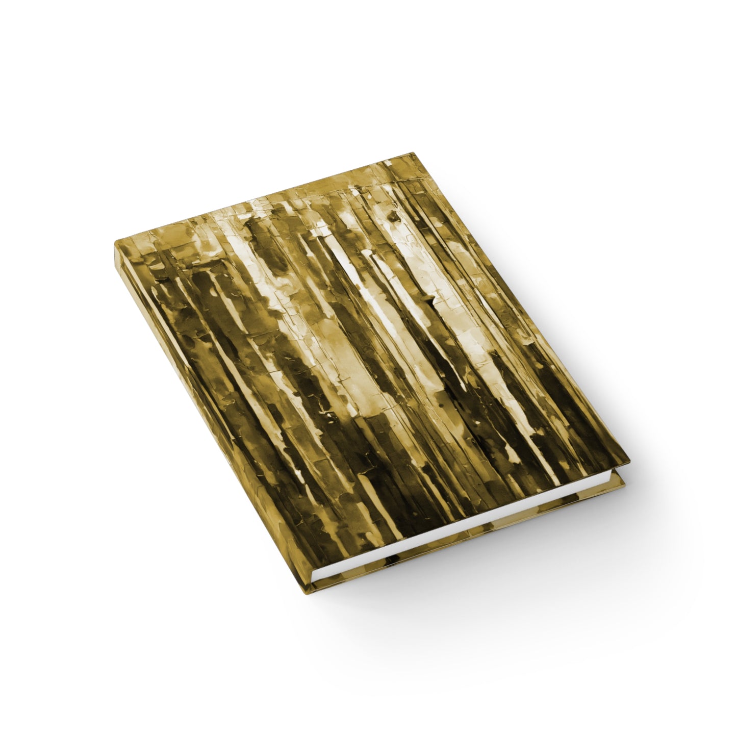 Striped Light Brown 5" x 7" Journal - 128 Ruled Line pages