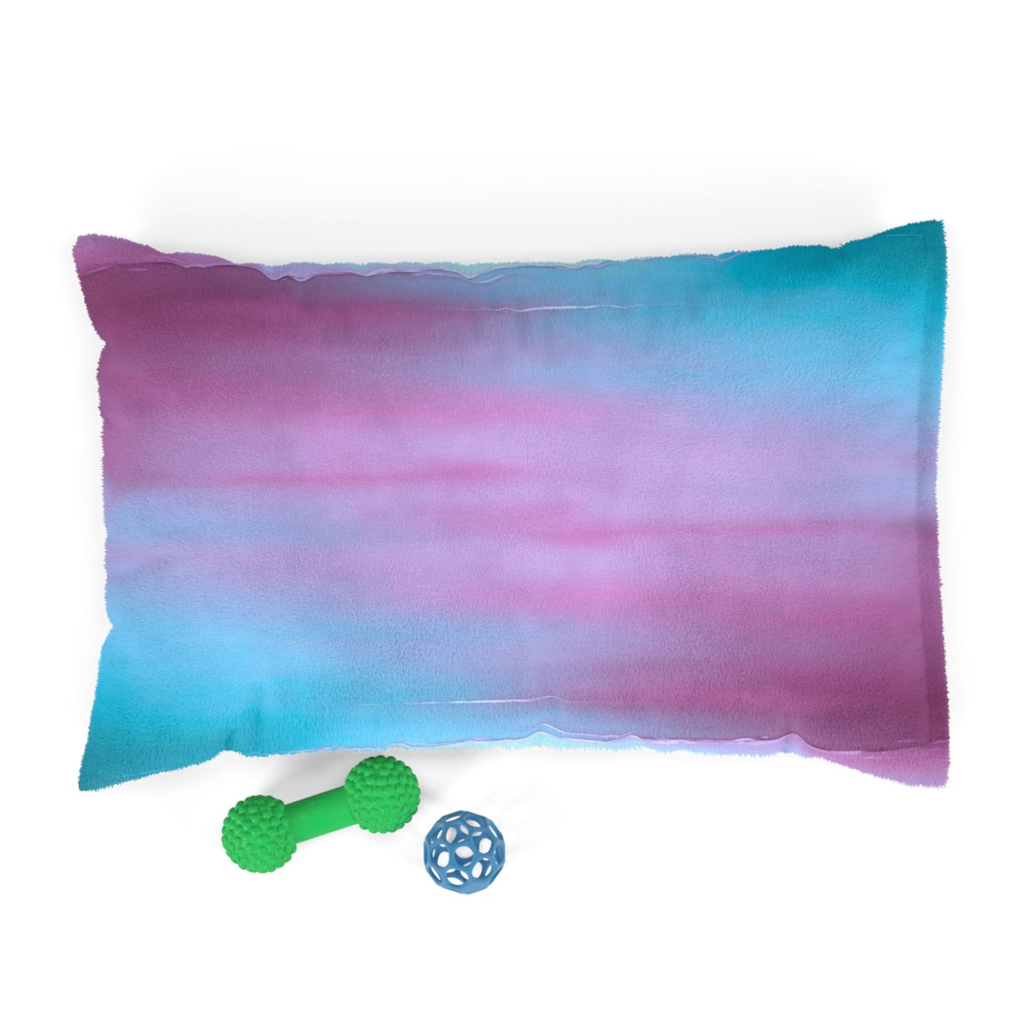 Wine Sea Blue Fog 28" × 18" Pet Bed