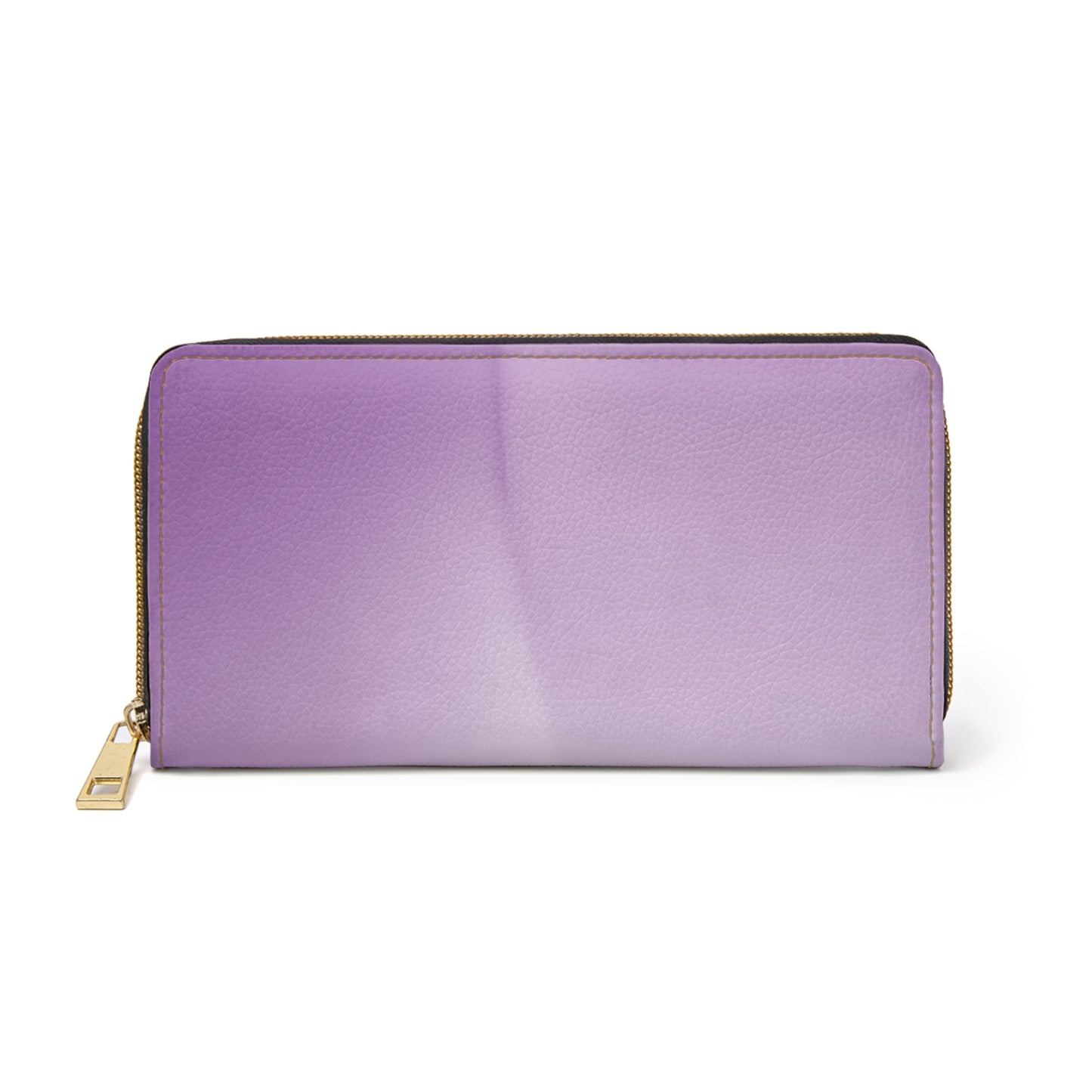 Soft Lavender Fade Elegant Abstract Zipper Wallet - Stylish & Functional Accessory for Everyday Use