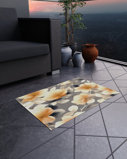 Soft Blossom Floral Bunch Outdoor Rug, 24" x 36"