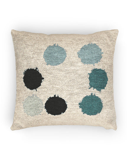 Tif Green Barrel Woven Pillow, 17" x 18"