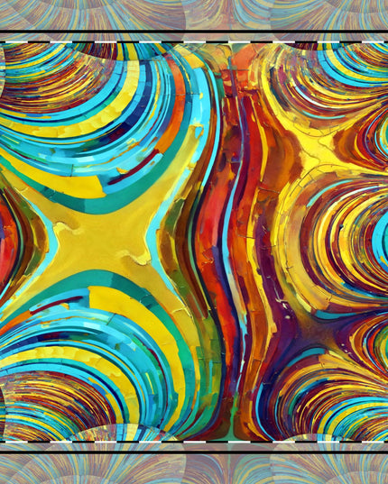 Uzi Spiral Alpha 10" x 10" Cotton Twill Napkin