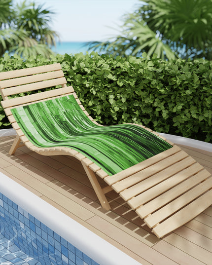Striped Mint Pastel Beach Towel, 24" x 44"