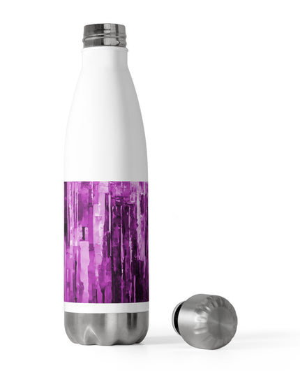 Striped Powder Lavender 20oz Insulated Water Bottle