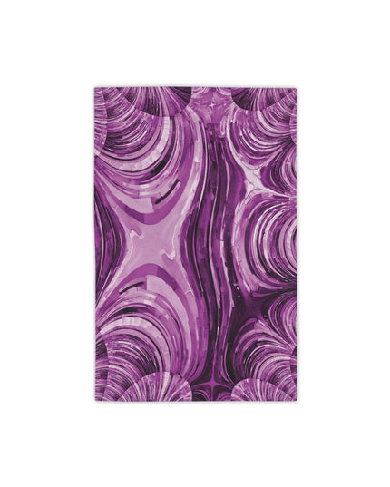 Uzi Spiral Powder Lavender Beach Towel, 18" x 27"