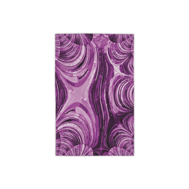 Uzi Spiral Powder Lavender Beach Towel, 18" x 27"
