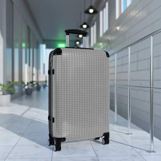 Desaturated Star-crossed Bodies Medium Suitcase with built in lock, 4 double-wheels, telescopic handle, and ABS back hard-shell