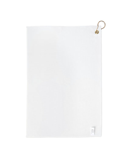 Pastel Baby Blue and Peach Patches 16" x 24" Golf Towel