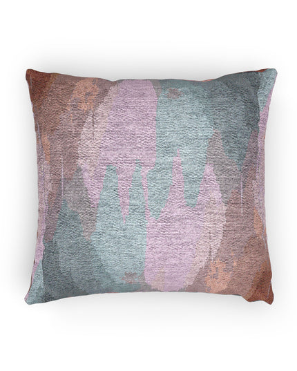 Gray Sea Pink Fog Woven Pillow, 17" x 18"