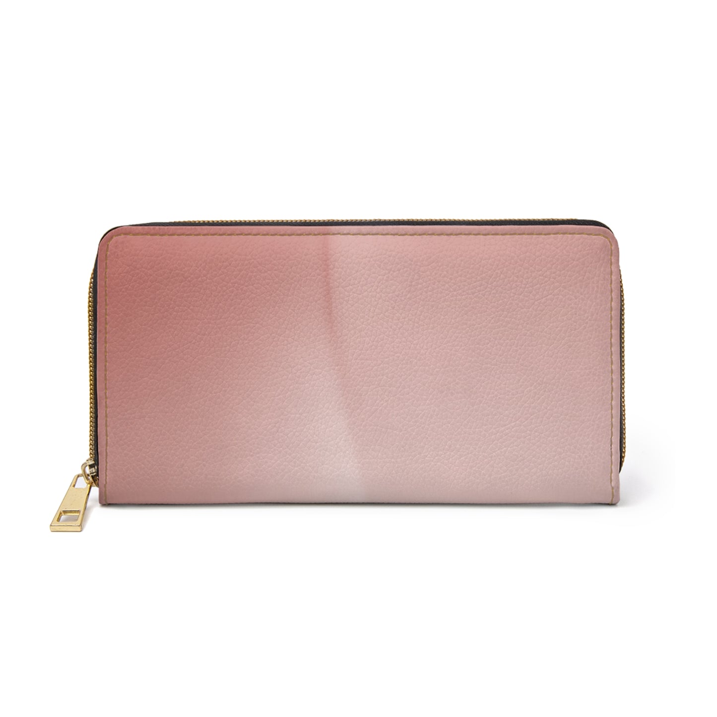 Rose Red Fade Elegant Abstract Zipper Wallet - Stylish & Functional Accessory for Everyday Use