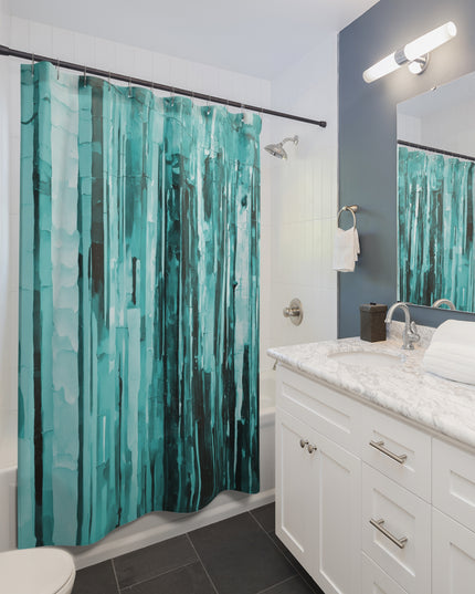 Striped Tif Shower Curtains, 71" x 74"