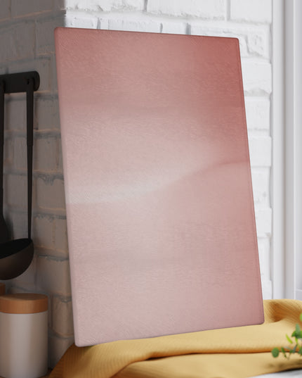 Rose Red Fade 11" x 15" Glass Cutting Board