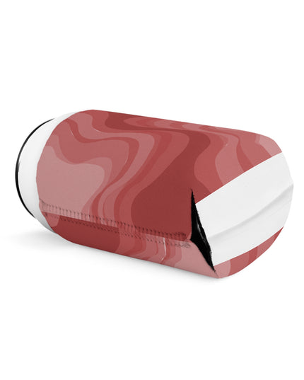 Power Red Wavey 12 oz Can Cooler Sleeve