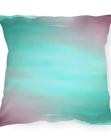 Green Sea Lavender Fog 20" x 20" Outdoor Pillow