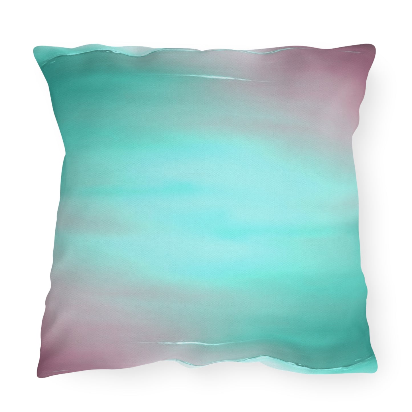Green Sea Lavender Fog 20" x 20" Outdoor Pillow