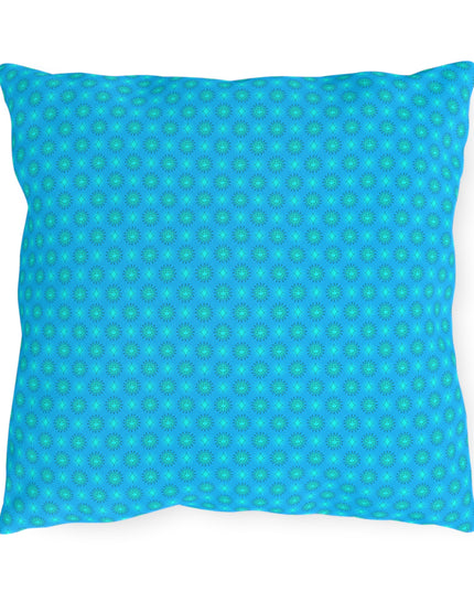 Light Blue Star-crossed Bodies 16" x 16" Outdoor Pillows