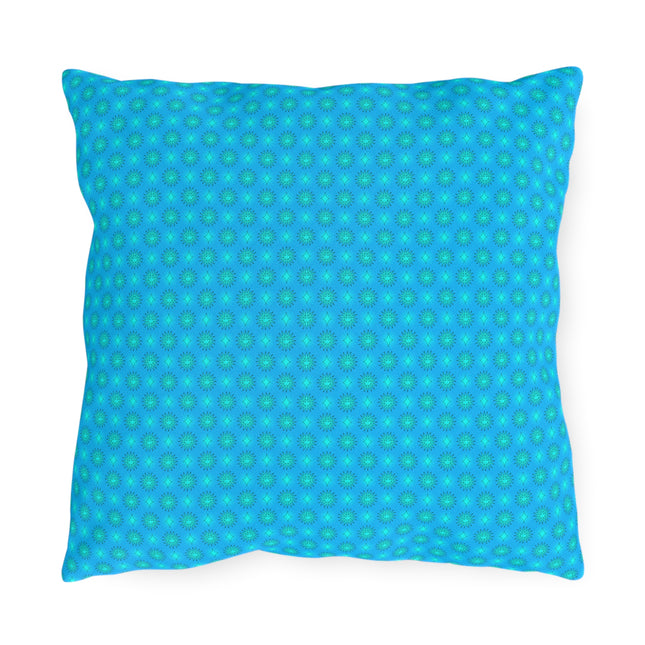 Light Blue Star-crossed Bodies 16" x 16" Outdoor Pillows