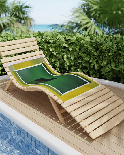 Alpha Shadow Beach Towel, 24" x 44"