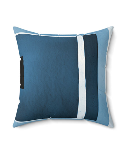Blue Shadow 18" x 18" Faux Suede Square Pillow