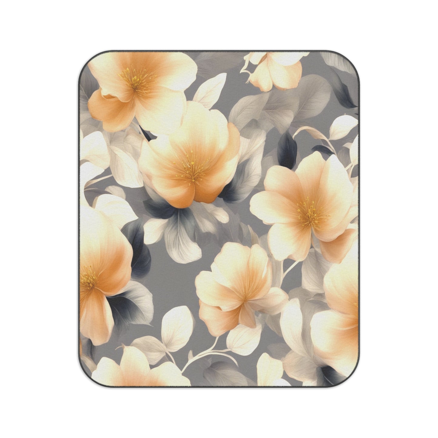 Soft Blossom Floral Bunch 61" × 51" Picnic Blanket