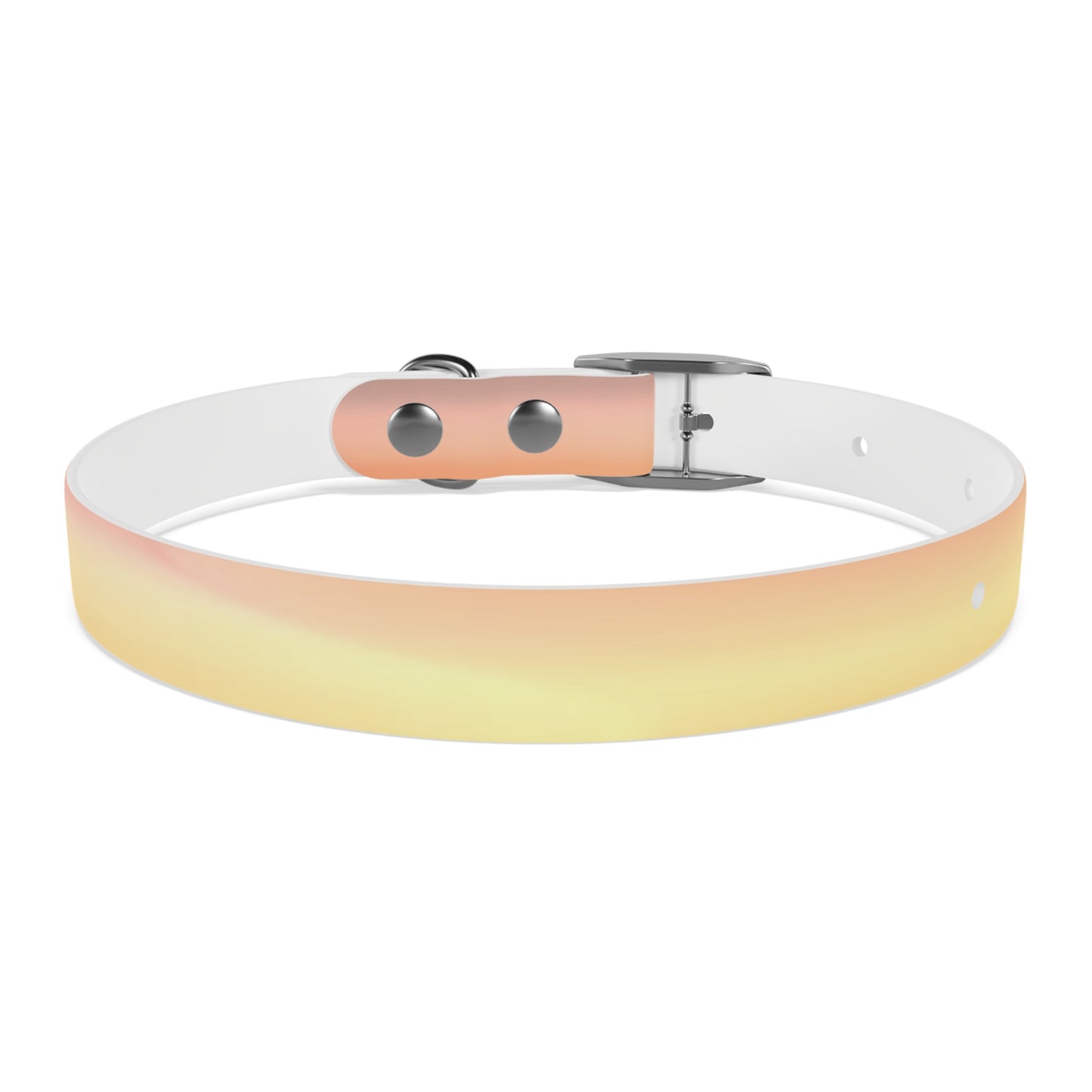 Hot Peach Fade Small Dog Collar