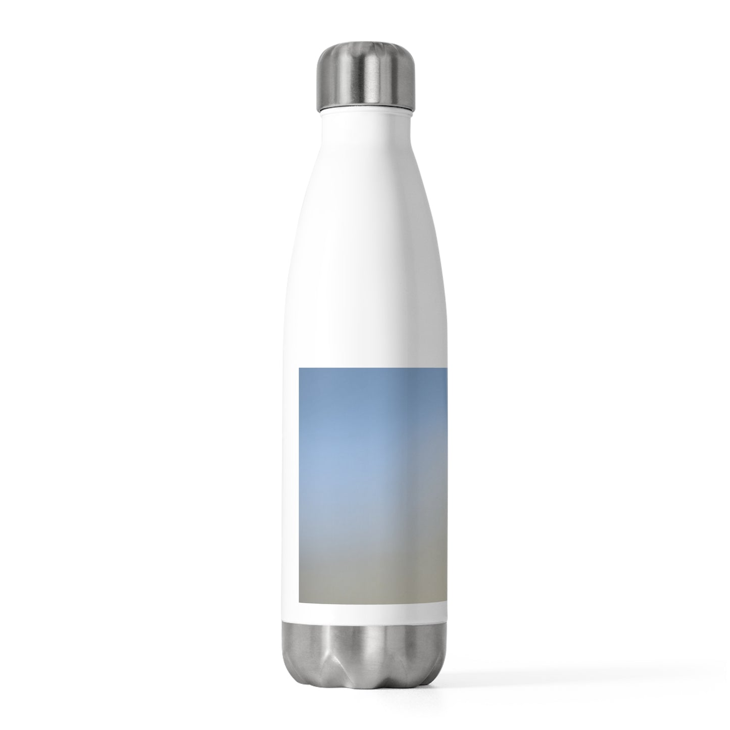 Cobalt Fade 20oz Insulated White Water Bottle
