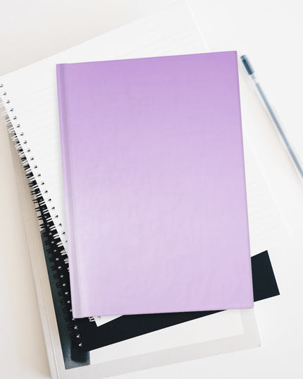 Soft Lavender Fade 5" x 7" Journal - 128 Ruled Line pages